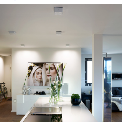 Q Four Aufbau 40° - 2700 K warmes wohnliches Licht, Weiss matt